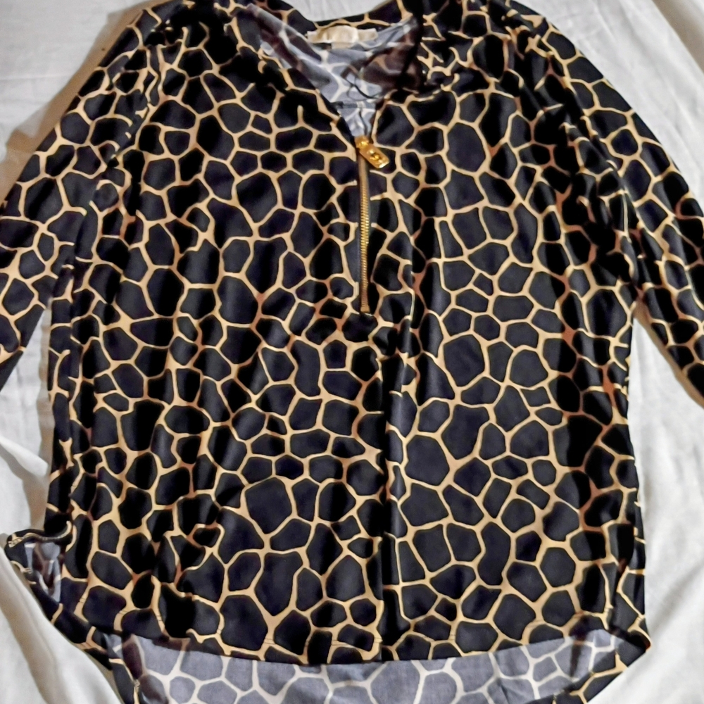 Giraffe Print Women's Top